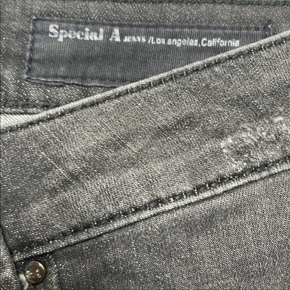 Special A Jeans Denim Black Stretch Skinny Size 3 - Picture 6 of 11